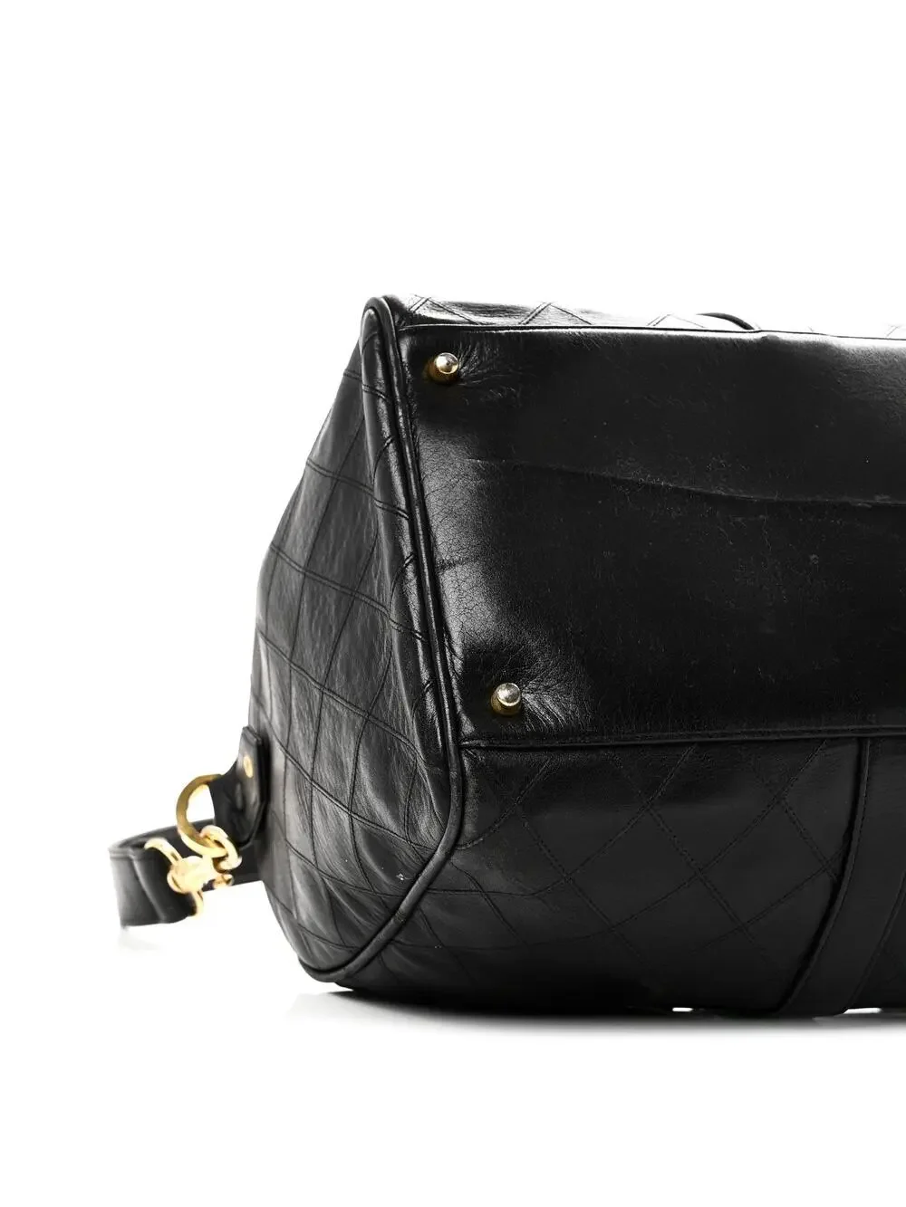 Chanel Calfskin Stitched Duffle Travel #335685C20B
